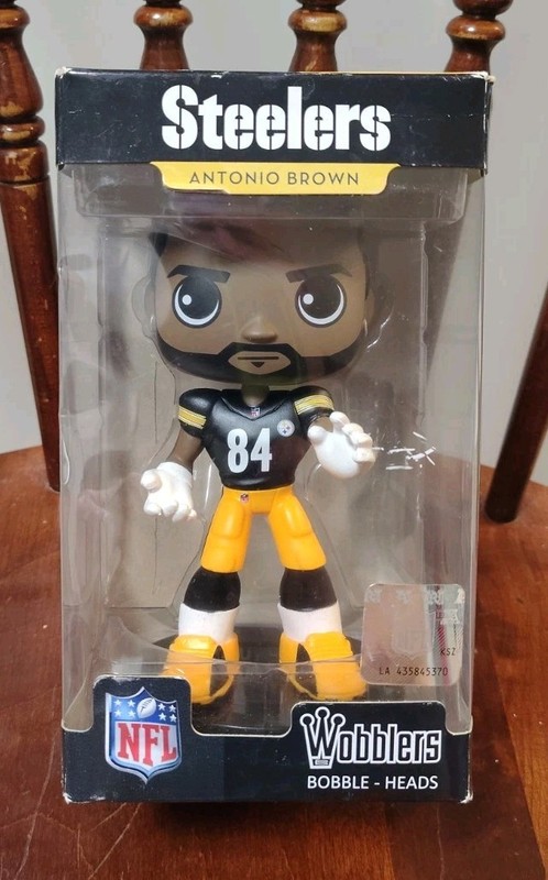 Funko Wobblers Bobblehead Pittsburgh Steelers #84 Antonio Brown - New In Box