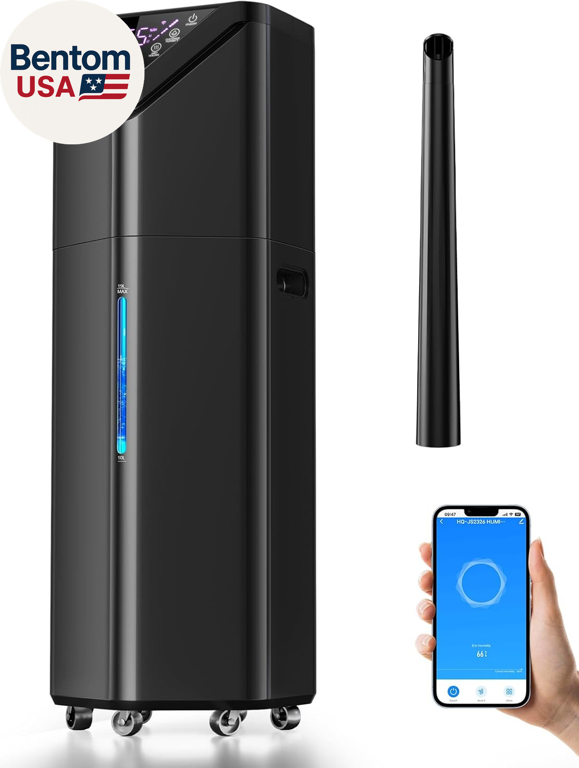 S For Bedroom Large Room 2800 Sq Ft, 19l Quiet Humidifiers F