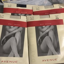 Lot Of 4 Size C Vintage 100 Nylon Pantyhose 70's New In Original Packaging