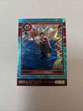 24-25 Panini NBA Hoops - Jordan Poole #190 Teal Explosion color match Wizards