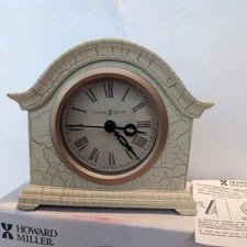Howard Miller Desk Clock Delano  #645-410 Tuscany Collection quartz- New in box