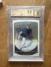 TAIJUAN WALKER 2013 BOWMAN CHROME AUTO RC MARINERS BGS 9.5 10