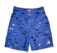 New Body Glove Boys Size 12 Swim Shorts Trunks 50 UPF Lined Sharks