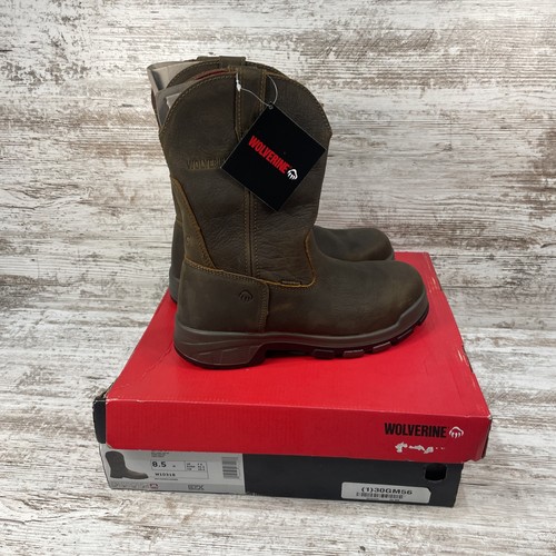 Wolverine W10318 Mens Size 8.5 Cabor Waterproof Composite Toe Wellington Boot
