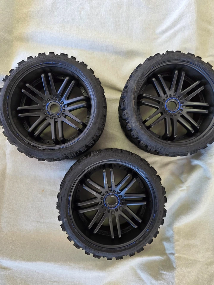 3x USA SRC BELTED RÄDER 17mm für RC 1/8, 1/7, 1/6, 1/5 Losi/Traxxas/Arrma - Bild 2 von 4