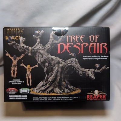Reaper 44131 Tree of Despair Bones Black Plastic Miniature