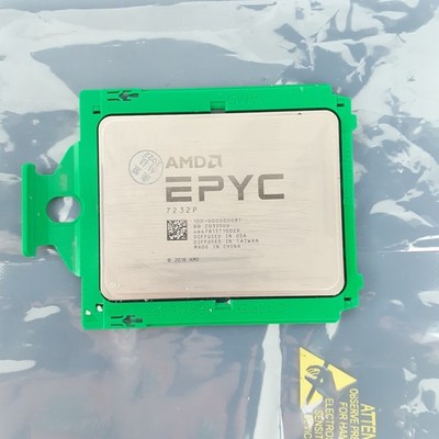 Untested AMD EPYC 7232P 8-Core 16-Thread 3.1GHz 120W TDP Server CPU AS-IS