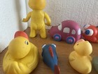 Rubber Duck Figurine Lot Assorted Colors and Styles Bird Animal Toys — photo 4