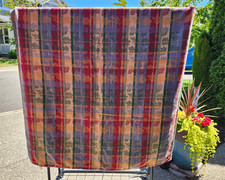 Fall Harvest Autumn Tablecloth Grape Leaves Fall Foliage Thanksgiving 77" x 54"