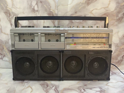 RARE Radiotone Cordoba 900 Boombox / Sharp GF-777 Clone Dual Cassette Radio