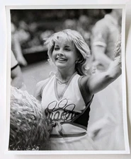 Clemson Tigers - B&W Cheerleader Photo - Type 1 original 8x10 by Malcolm Emmons