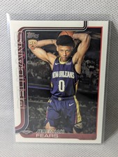 Jeremiah Fears Rookie Card RC / Topps 2025-26 / Base / #207 / NBA