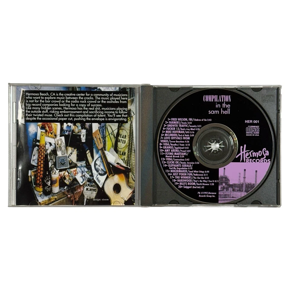 IN THE SAM HILL Micro Label Compilation CD Hermosa Records HER001 Brian Sisson Foto 3 de 3