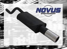 NOVUS Sportauspuff Gruppe N ESD 1x 90mm für RENAULT CLIO 2 Typ B