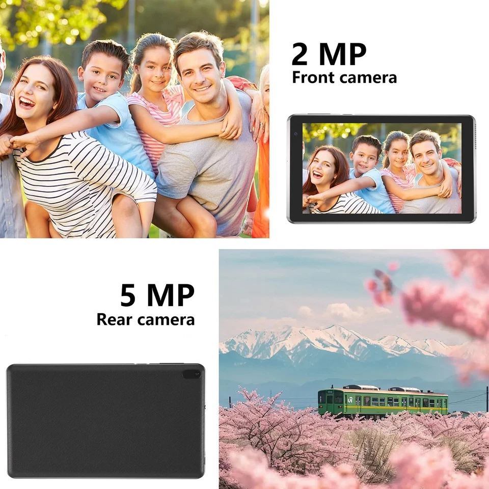 7 inch Tablet 4GB RAM 32GB ROM Quad-Core Processor Android 14 Tablet PC for K... - Image 3 of 4