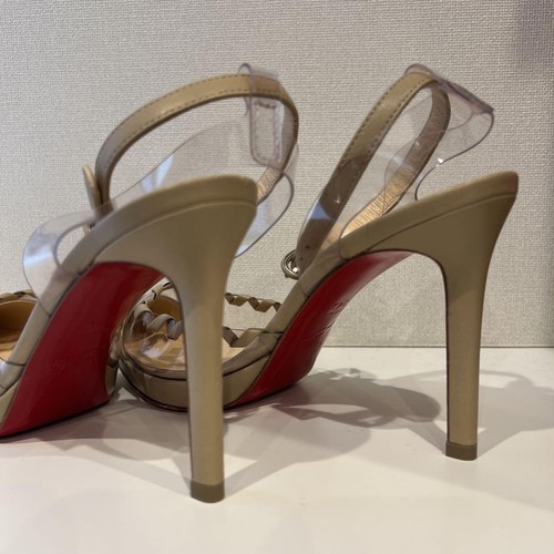 CHRISTIAN LOUBOUTIN Pompe a punta punto frusta PVC 34,5 - Foto 20 di 24