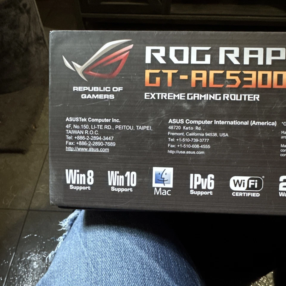ASUS ROG Rapture GT-AC5300 WiFi Gaming Router Tri Band Gigabit Wireless - Image 3 of 4