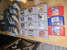 Nintendo 64 Bundle with 15 games and 3 controllers