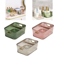 Acrylic Makeup Storage Bin Jewelry Organizer Multifunctional 23.3x15.7x8.8cm