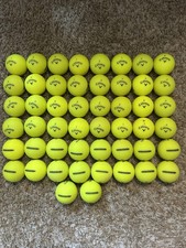 50 Mint Callaway Yellow Superfast Matte Finish Golf Balls