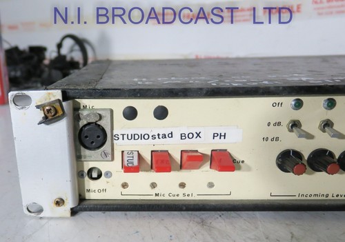 MPD analog audio 4 channel mic / cue box unit with 5x lars lundahl LL1540 buil - Picture 5 of 22