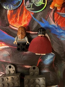 Lego Harry Potter 4737 harry potter minifigure & Hermoine Mini figure W/ Magnet