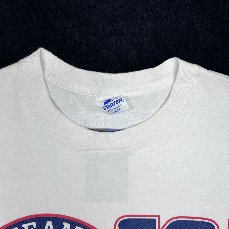 Camiseta de portería del equipo de fútbol americano Birmingham Starter de los 90 de colección L Foto 3 de 3