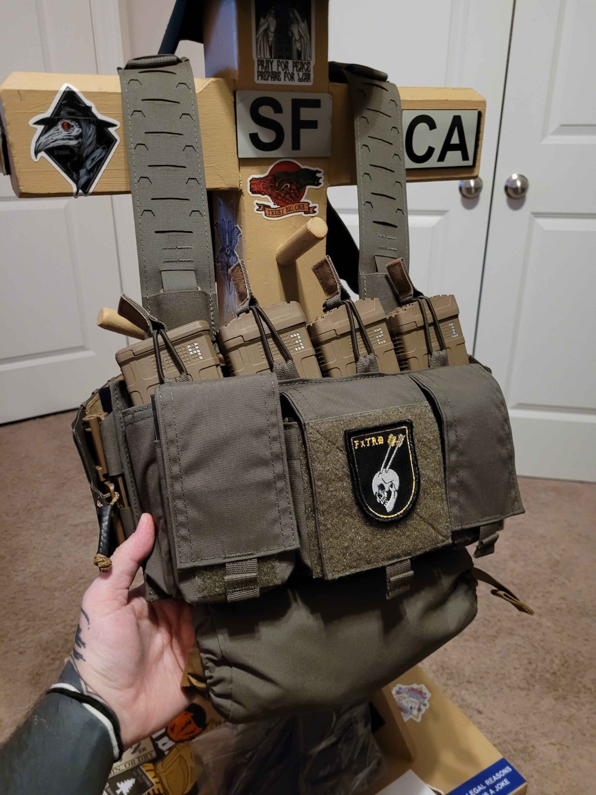 Velocity Systems & Shaw Concepts/Lunar Concepts Tubes Chest Rig - Ranger Green