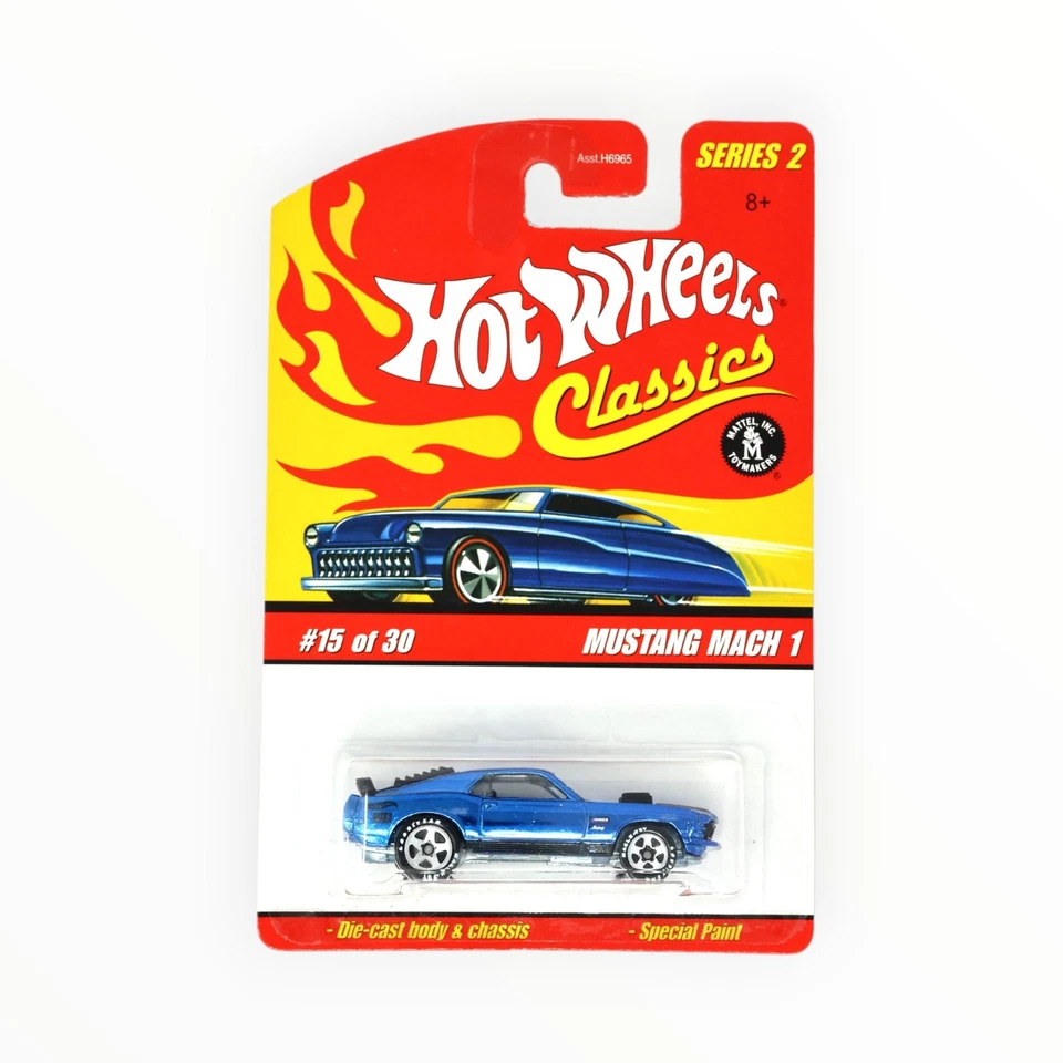 Hot Wheels Mustang Mach 1 15/30 - Blue - 2006 Hot Wheels Classics A - Image 4 of 4