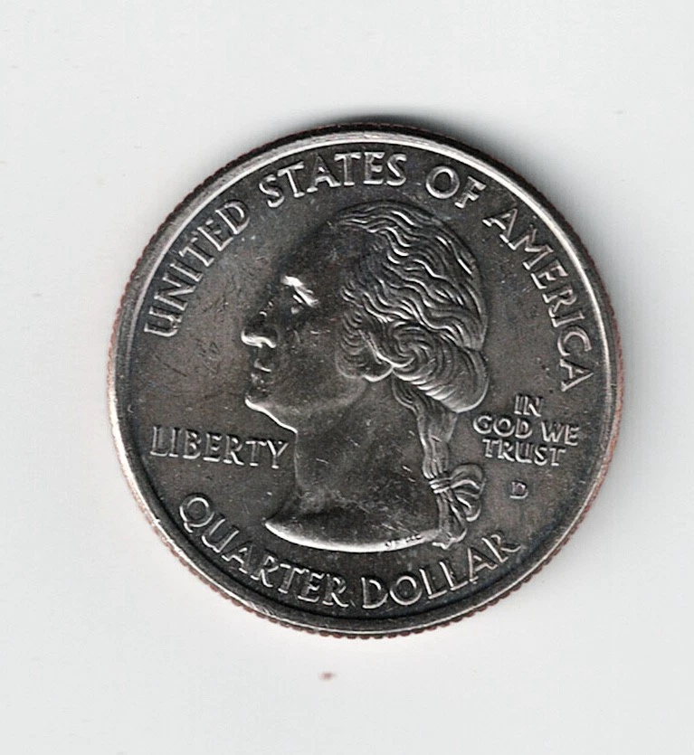 COLORIZED US MINT ILLINOIS STATE 2003 QUARTER - Circulated - Cool & Collectible! - Image 2 of 2