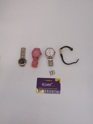 Watch Bundle  Seiko Marc Jacobs Everswiss Pierre Renoir Parts Repair - Untested