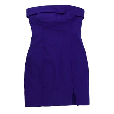 Thats So Fetch Dress Royal Blue Strapless Mini Cocktail Party Wedding Club Night