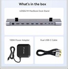 TobenONE USB C Docking Station, Laptop Docking Station Stand — photo 4