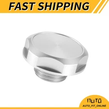 Auto Oil Filler Cap Engine Modified Tank Cover Replaces for Nissan Silver Tone