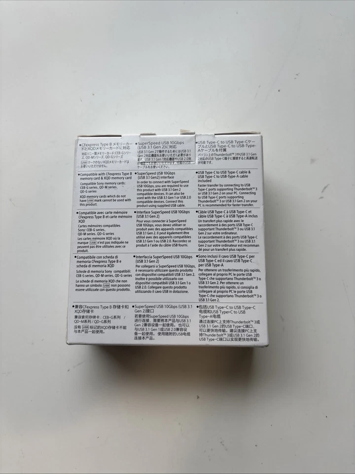 Sony MRW-G1 CFexpress Type B/XQD Memory Card Reader New - Image 3 of 4