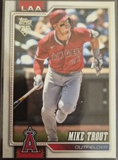Mike Trout 6 Card Lot Base Angels MLB Cards Los Angeles
