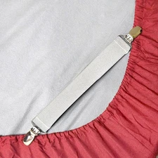 Hold’Em Bed Sheet Fastener Suspenders - Heavy Duty USA Made, Adjustable,St