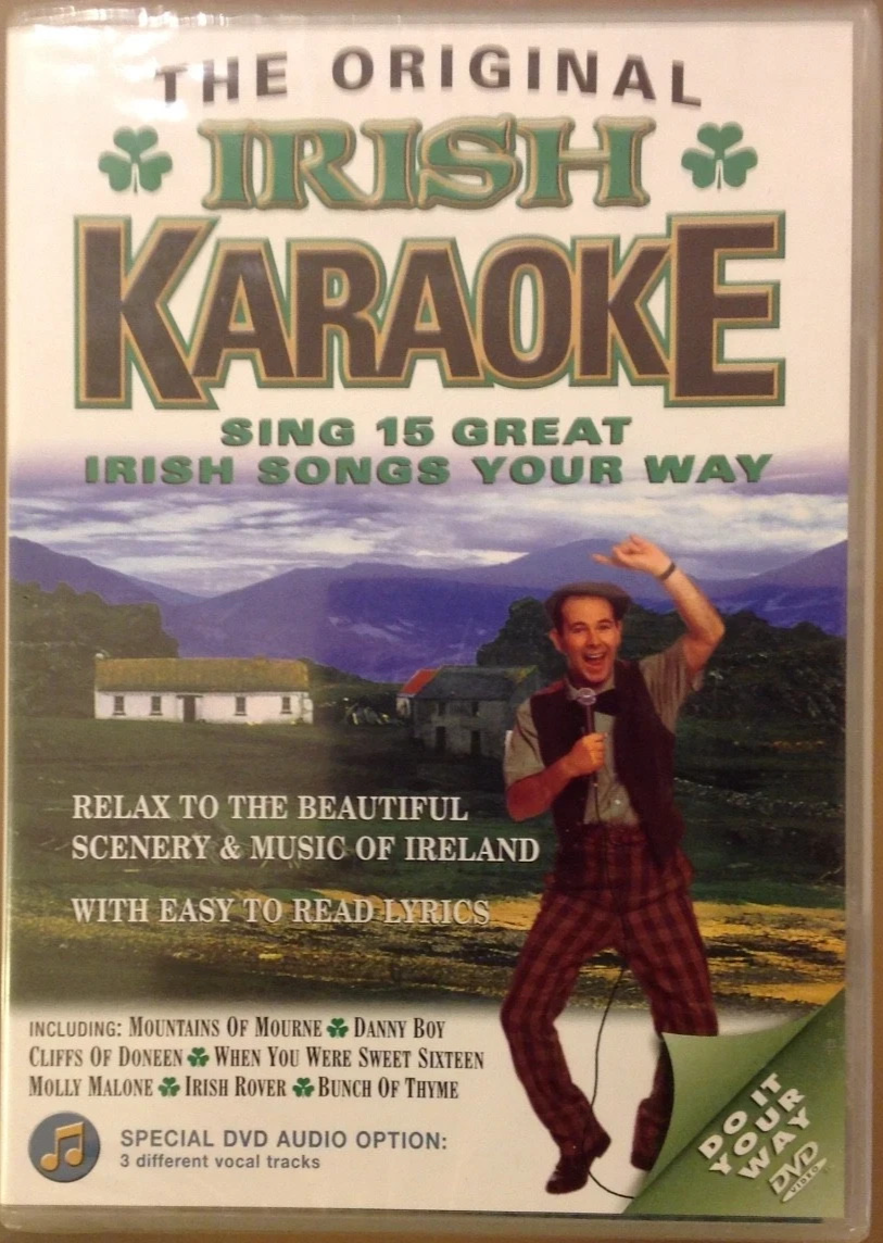 The Original Irish Karaoke (DVD, 2008) - New & Sealed