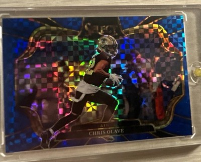 Chris Olave Saints Blue #442 11/75 - Panini 2023 Prizm Fireworks