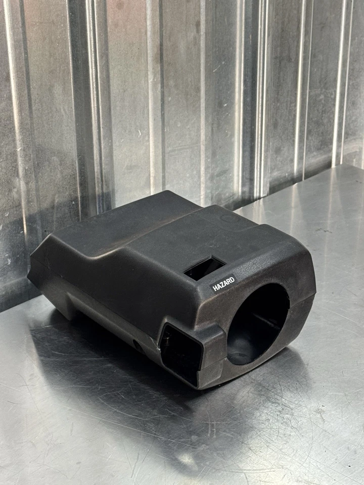 1979-1983 Toyota Pickup Steering Column Cover Clamshell Black NONTILT 79-83 OEM - Image 2 of 4