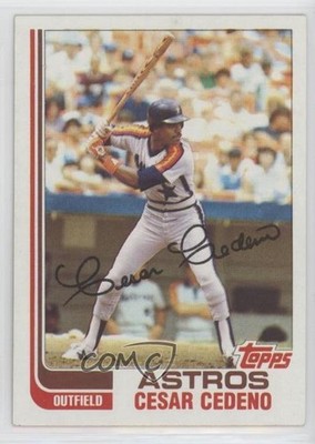 1982 Topps Cesar Cedeno #640 0c4
