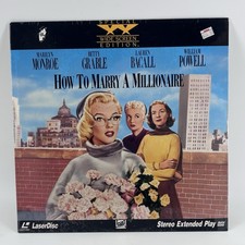How to Marry a Millionaire 1953 Widescreen Laserdisc Marilyn Monroe