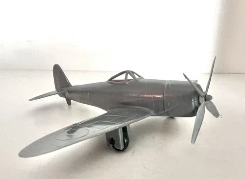 MARX BATTLEGROUND EUROPE P-47 FIGHTER REISSUE - VERY GOOD - MUST SEE PLANE