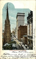 New York,NY Bird's Eye View of Lower Broadway 1904 NJ E. Frey & Co. Publishers