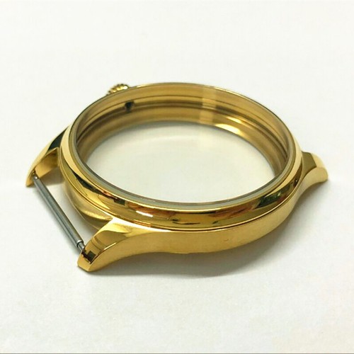 316L 18K Stainless Steel Gold Watch Case Kit For ETA 6497/6498 ST36 Movement - Picture 6 of 10