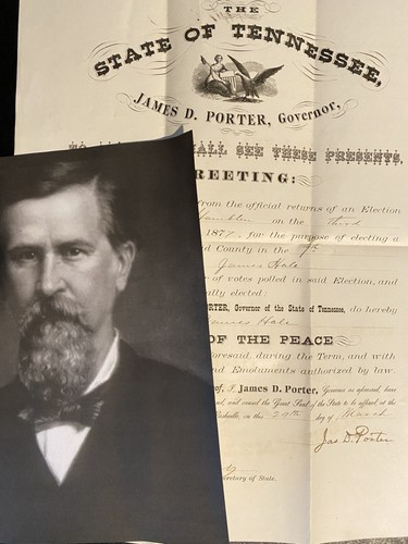 Confederate Gen Cheatham’s Chief of Staff 1877 Signed Document/ Civil War