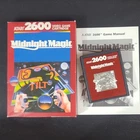 Atari Midnight Magic Atari 2600 1986 Pinball Arcade Manual Box Included CX26129