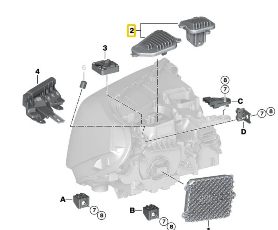 SET LED Angel Eyes Daytime Running Lights DIRECTION INDICATOR For  BMW X1 - Image 3 of 3
