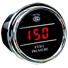 Teltek Fuel Pressure Gauge for  any semi, pick up ,Truck or Car with 0-150 PSI 
