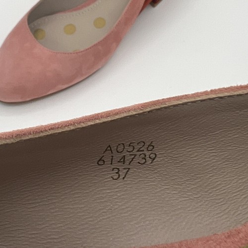 BODEN Colorblock Pink Rust Cathy Suede Pumps Low Heels Womens Size 37 US 6.5 - Picture 11 of 12